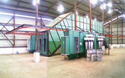 conveyorised powder coating plant